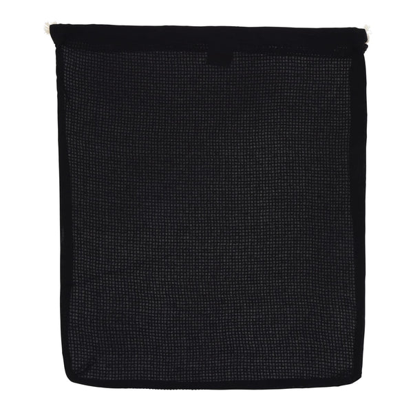 Borsa per alimenti riutilizzabile in cotone OEKO-TEX® 40x45cm Nero - personalizzabile con logo