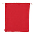 Borsa per alimenti riutilizzabile in cotone OEKO-TEX® 40x45cm Rosso - personalizzabile con logo