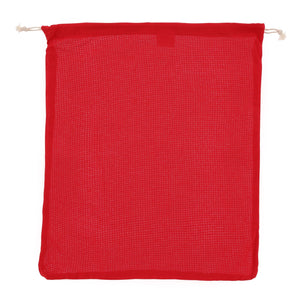 Borsa per alimenti riutilizzabile in cotone OEKO-TEX® 40x45cm Rosso - personalizzabile con logo