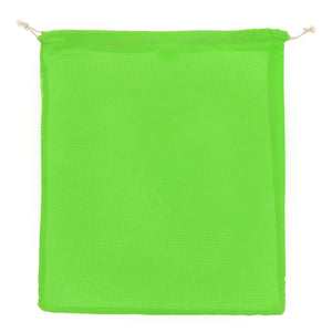 Borsa per alimenti riutilizzabile in cotone OEKO-TEX® 40x45cm verde - personalizzabile con logo