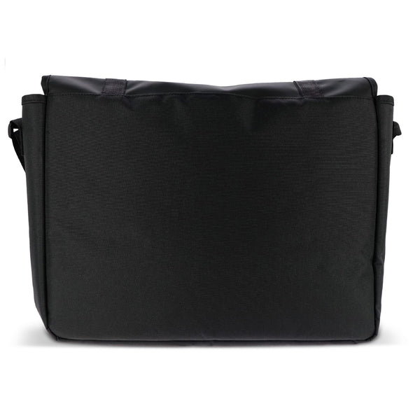 Borsa per computer portatile Liam RPET 12L Nero - personalizzabile con logo