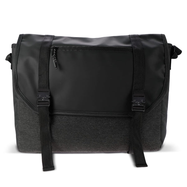 Borsa per computer portatile Liam RPET 12L Nero - personalizzabile con logo