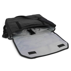 Borsa per computer portatile Liam RPET 12L Nero - personalizzabile con logo
