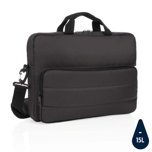 Borsa per laptop 15,6"  Impact AWARE ™ RPET nero - personalizzabile con logo