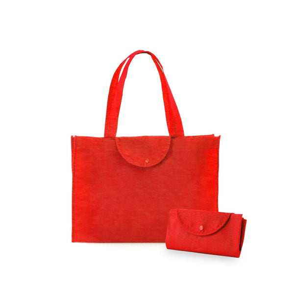 Borsa Pieghevole Austen rosso - personalizzabile con logo