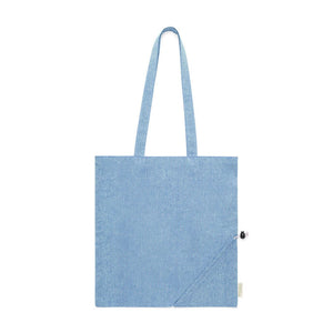 Borsa Pieghevole Biyon blu - personalizzabile con logo