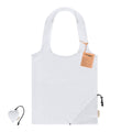 Borsa Pieghevole Lecton bianco - personalizzabile con logo