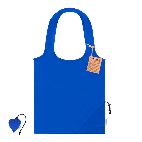 Borsa Pieghevole Lecton blu - personalizzabile con logo