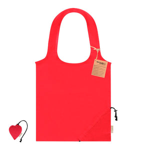 Borsa Pieghevole Lecton rosso - personalizzabile con logo