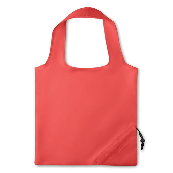 Borsa pieghevole rosso - personalizzabile con logo