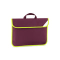 Borsa porta documenti Enhanced-Viz Book bordeaux - personalizzabile con logo