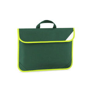 Borsa porta documenti Enhanced-Viz Book verde - personalizzabile con logo
