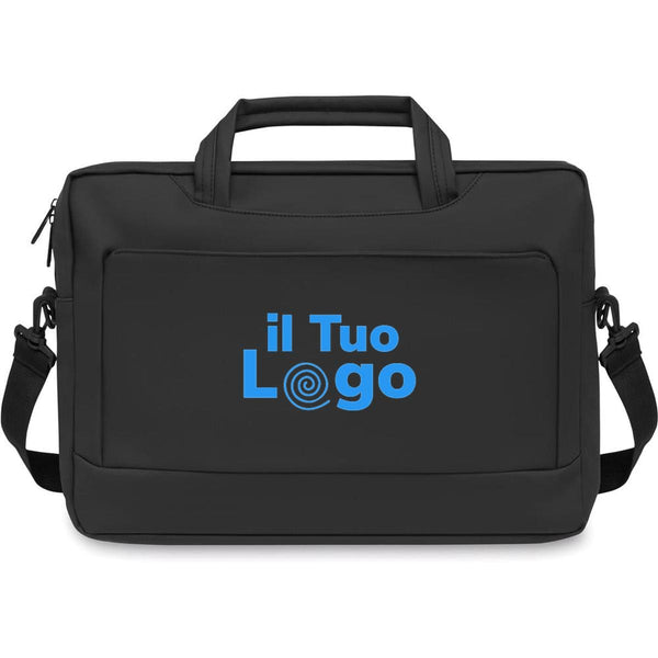 Borsa porta laptop da 15 pollici Nero - personalizzabile con logo
