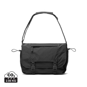 Borsa porta PC 15,6" KENTO URBAN in nyoln riciclato RCS nero - personalizzabile con logo
