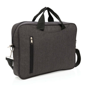 Borsa porta PC da 15” Easy grigio scuro - personalizzabile con logo