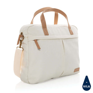 Borsa porta PC in rcanvas 16 once Impact AWARE™ bianco - personalizzabile con logo