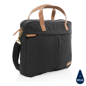 Borsa porta PC in rcanvas 16 once Impact AWARE™ nero - personalizzabile con logo