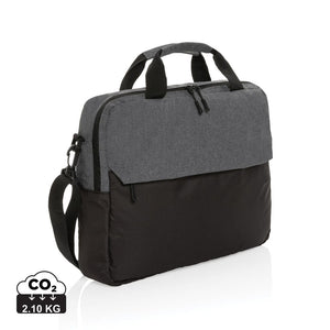 Borsa porta PC Kazu AWARE™ RPET basic da 15,6" grigio - personalizzabile con logo