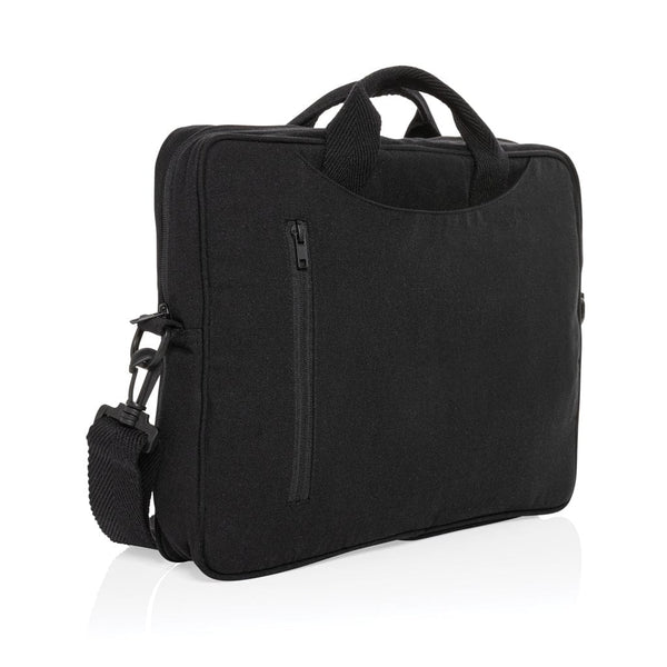 Borsa porta PC Laluka da 15,4" in cotone riciclato AWARE™ - personalizzabile con logo