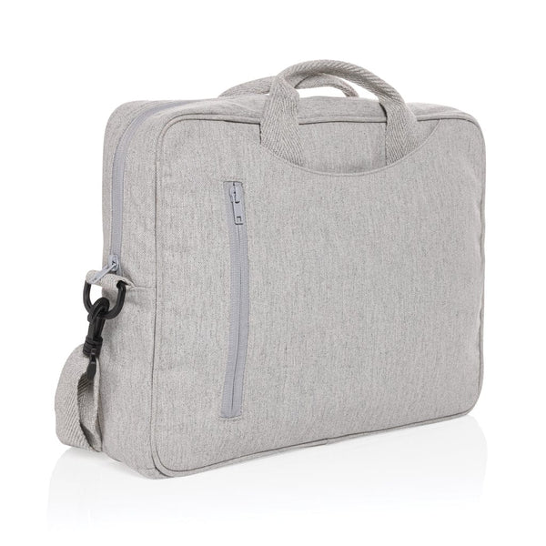 Borsa porta PC Laluka da 15,4" in cotone riciclato AWARE™ - personalizzabile con logo