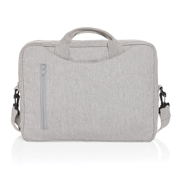 Borsa porta PC Laluka da 15,4" in cotone riciclato AWARE™ - personalizzabile con logo