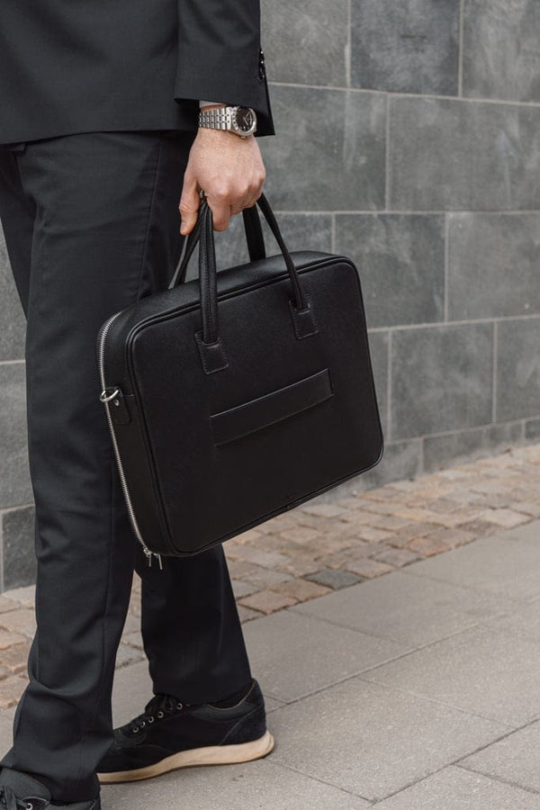 Borsa porta PC VINGA Bermond RCS nero - personalizzabile con logo