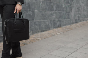 Borsa porta PC VINGA Bermond RCS nero - personalizzabile con logo