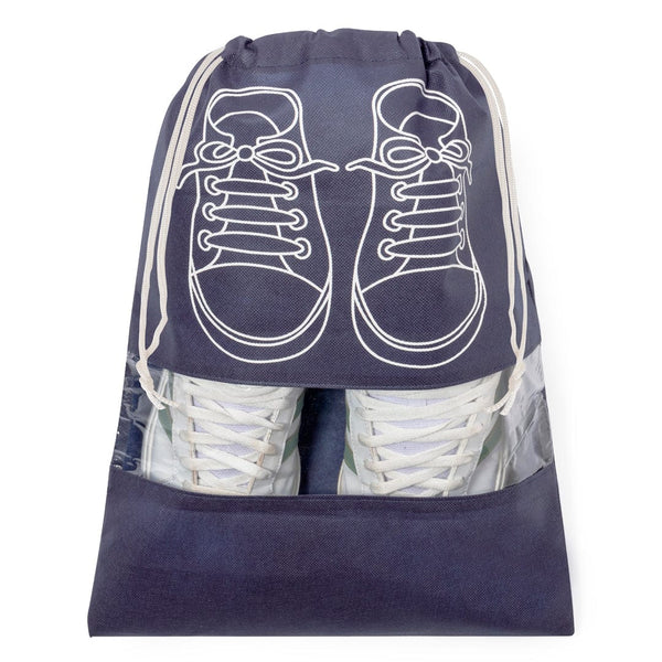 Borsa Porta Scarpe Cyde blu navy - personalizzabile con logo