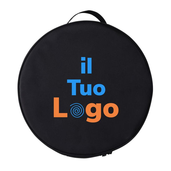 Borsa portacavi EV Volty in rPET Aware™ nero - personalizzabile con logo