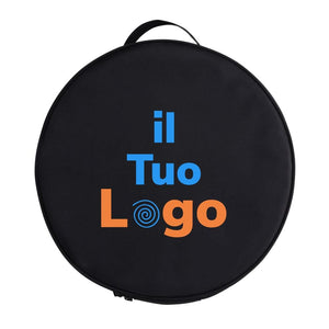 Borsa portacavi EV Volty in rPET Aware™ nero - personalizzabile con logo