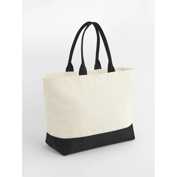 Borsa Puerto Weekender natural/black - personalizzabile con logo