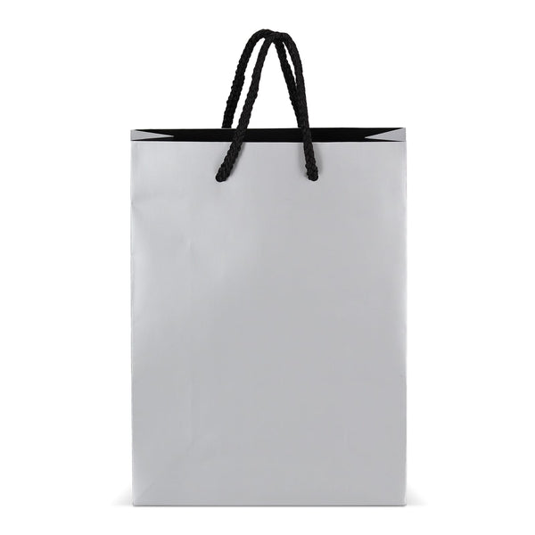 Borsa regalo in carta FSC 18 x 8 x 24 cm 200g/m² - personalizzabile con logo