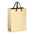 Borsa regalo in carta FSC 18 x 8 x 24 cm 200g/m² Oro - personalizzabile con logo