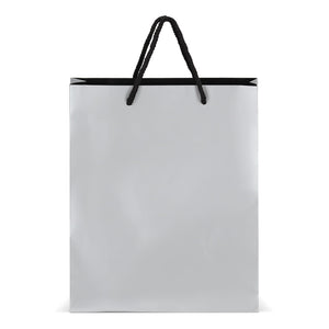 Borsa regalo in carta FSC 24 x 10 x 30 cm 200g/m² - personalizzabile con logo