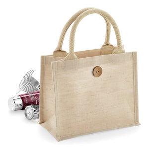 Borsa Regalo in Juco beige / UNICA - personalizzabile con logo