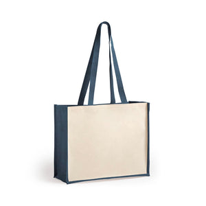 Borsa Rotin blu navy - personalizzabile con logo