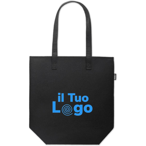 Borsa/shopper in feltro RPET - personalizzabile con logo
