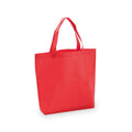 Borsa Shopper rosso - personalizzabile con logo
