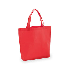 Borsa Shopper rosso - personalizzabile con logo