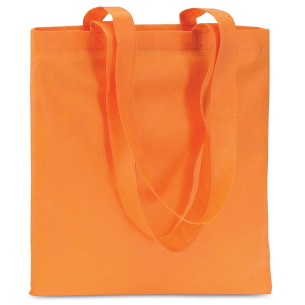Borsa shopping arancione - personalizzabile con logo