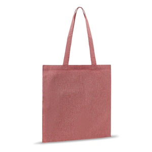 Borsa shopping cotone riciclato 38x42 Rosso - personalizzabile con logo