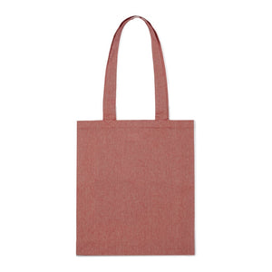 Borsa shopping cotone riciclato 38x42x10 - personalizzabile con logo