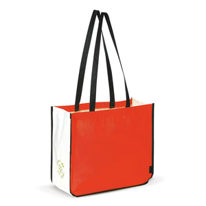 Borsa shopping grande 120g/m² Rosso - personalizzabile con logo