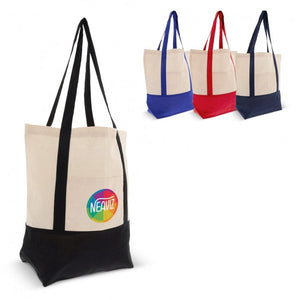 Borsa shopping in cotone OEKO-TEX® 140g/m² 40x10x35cm - personalizzabile con logo