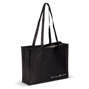 Borsa shopping PET 110g/m² Nero - personalizzabile con logo