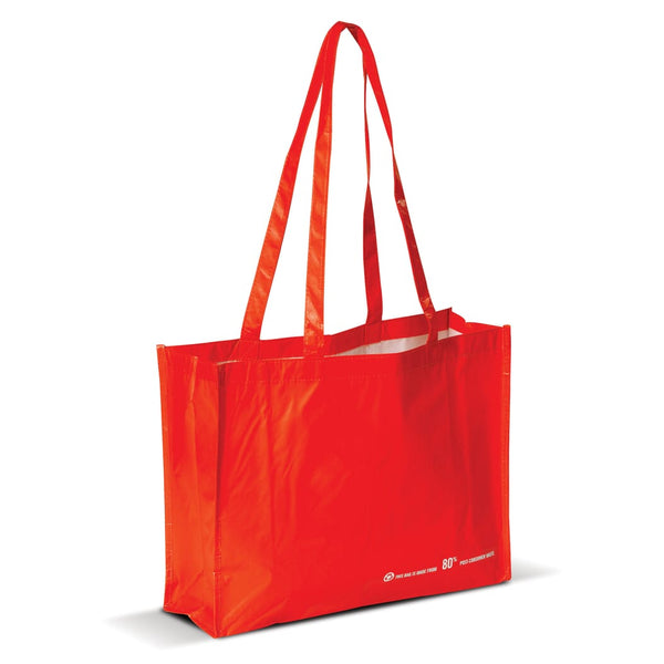 Borsa shopping PET 110g/m² Rosso - personalizzabile con logo