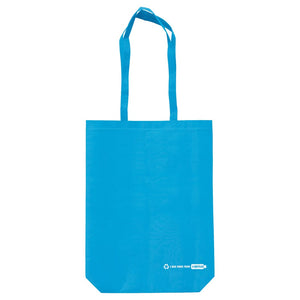 Borsa shopping R-PET 100 g/m² con soffietto - personalizzabile con logo