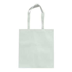 Borsa shopping R-PET bianco 100 g/m² Bianco - personalizzabile con logo