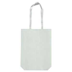 Borsa shopping R-PET (bianco), 38x42x10cm Bianco - personalizzabile con logo