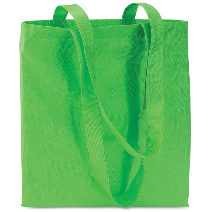 Borsa shopping verde - personalizzabile con logo